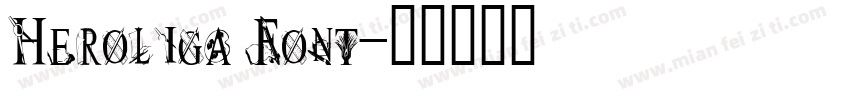 Heroliga Font字体转换